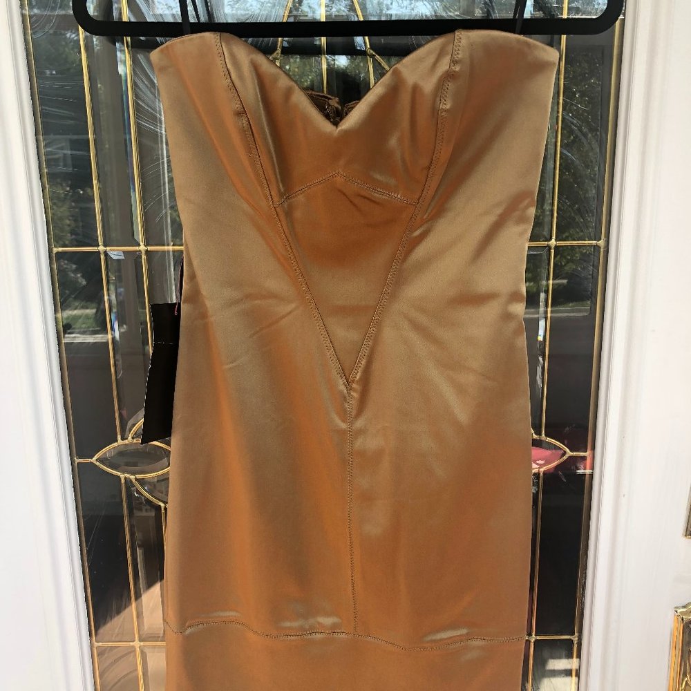 Bebe Speak Easy Vavavoom Tube Dress, Size Small